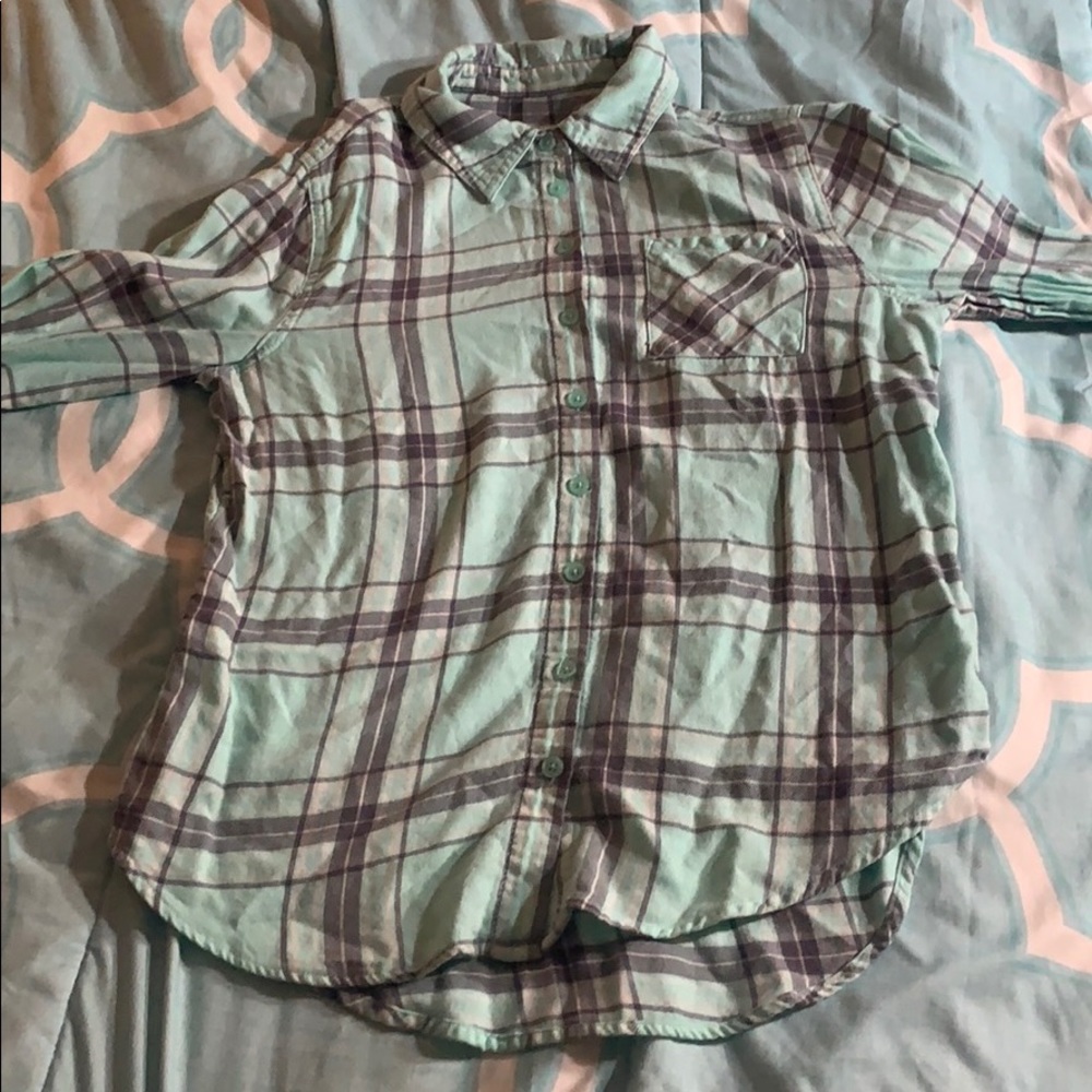 Plaid long sleeve